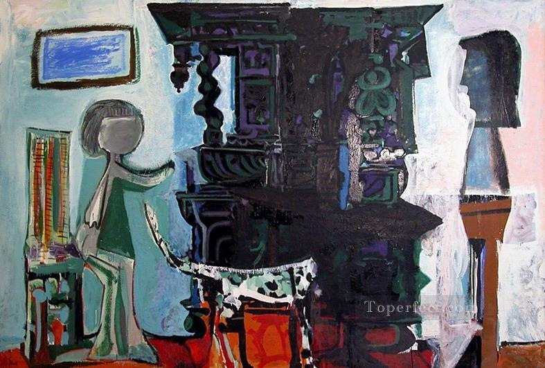 Le buffet de Vauvenargues 1959 Cubism Oil Paintings